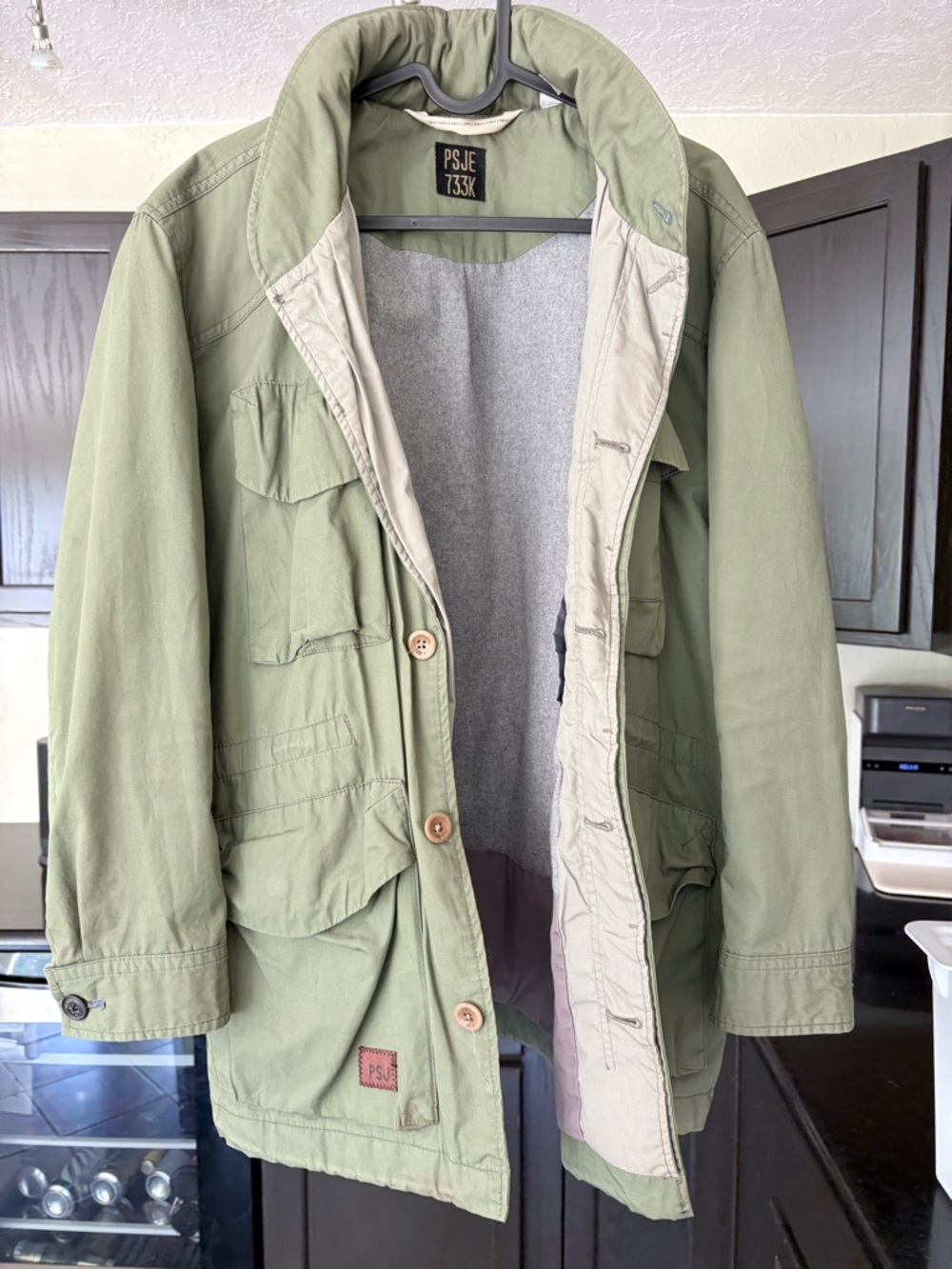 Paul Smith Olive Green Men's Field Jacket